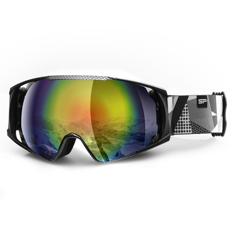 SPOKEY - DENNY lyžiarske okuliare šedo-biele