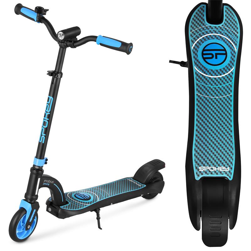 SPOKEY - MOBIUS YOUNG+ Detská elektrická kolobežka, kolesá 5" a 5,5", batéria 2,6 Ah, do 50 kg