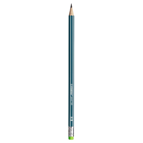 STABILO - Ceruzka grafitová HB pencil 160 s gumou - zelená