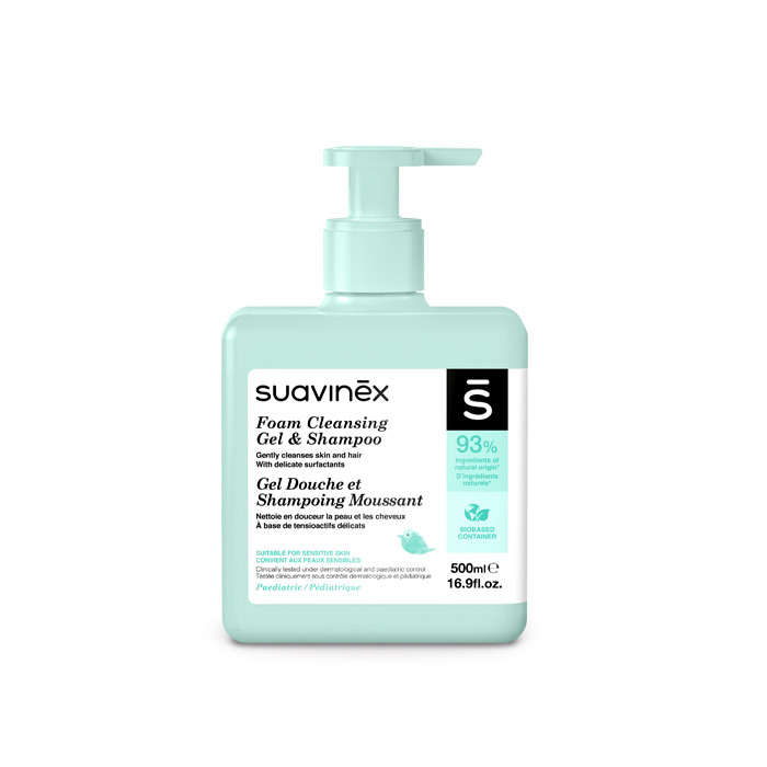 SUAVINEX - Penový gél - šampón - 500 ml