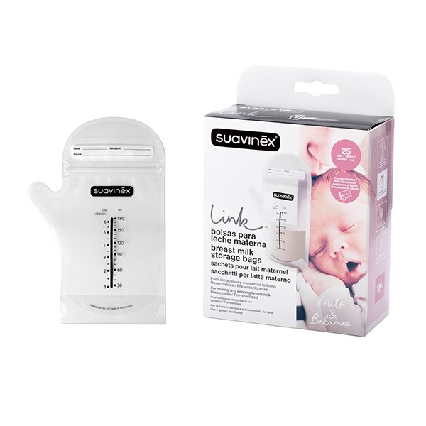 SUAVINEX - Sáčky pre skladovanie materského mlieka