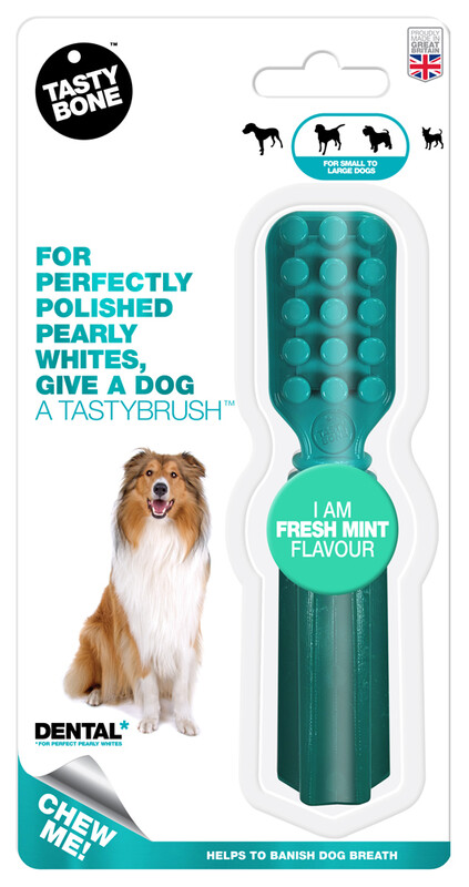 TASTY BONE - Kefka pre psov nylonová s príchuťou Fresh Mint