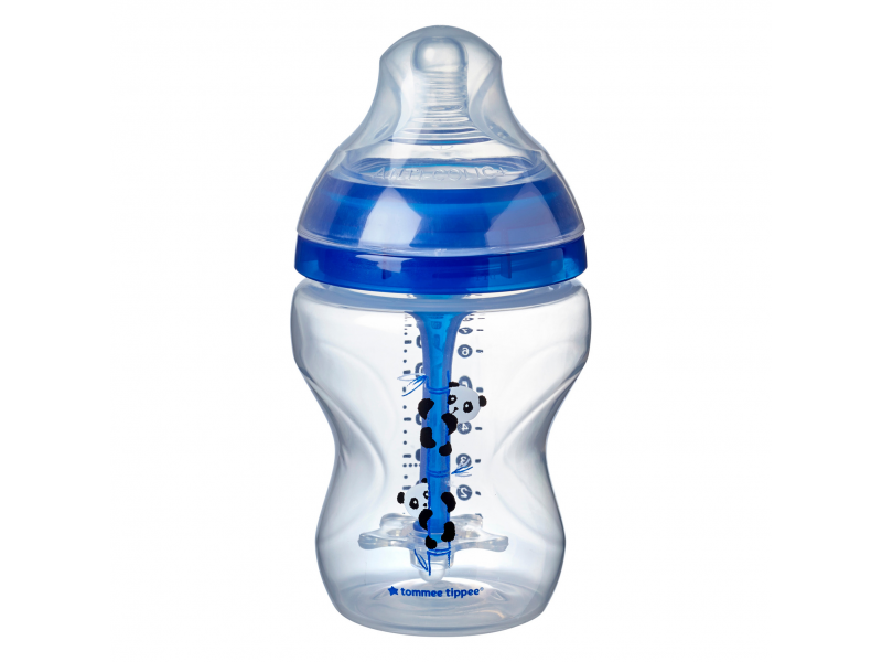 TOMMEE TIPPEE - Dojčenská fľaša Advanced Anti-Colic Boy 260ml 0m+