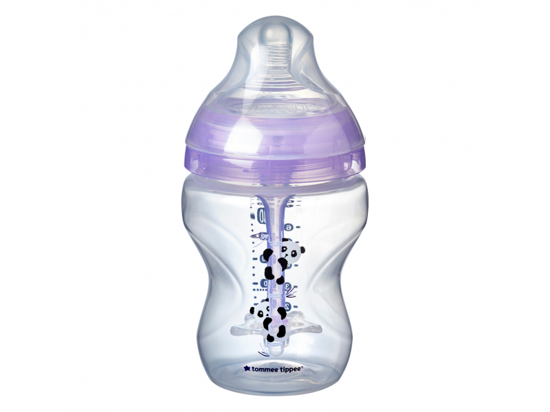 TOMMEE TIPPEE - Dojčenská fľaša Advanced Anti-Colic Girl 260ml 0m+