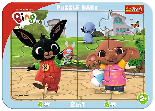 TREFL - Baby puzzle s rámčekom - Bing