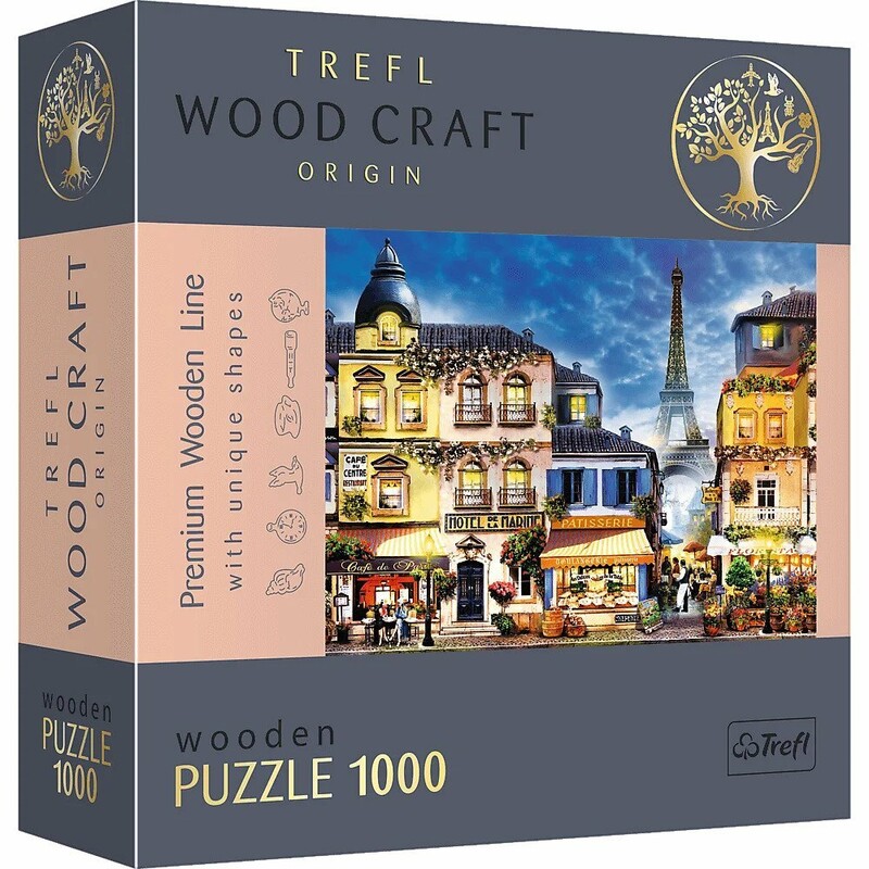 TREFL - Drevené puzzle 1000 - Francúzska alej