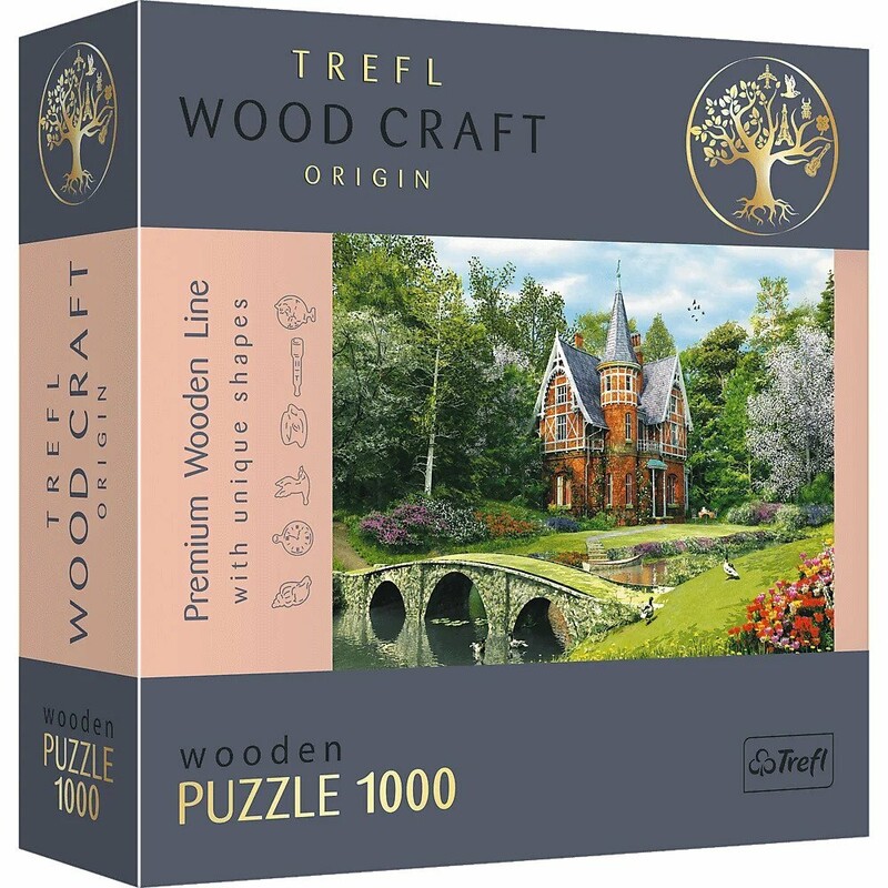 TREFL - Drevené puzzle 1000 - Viktoriánsky dom