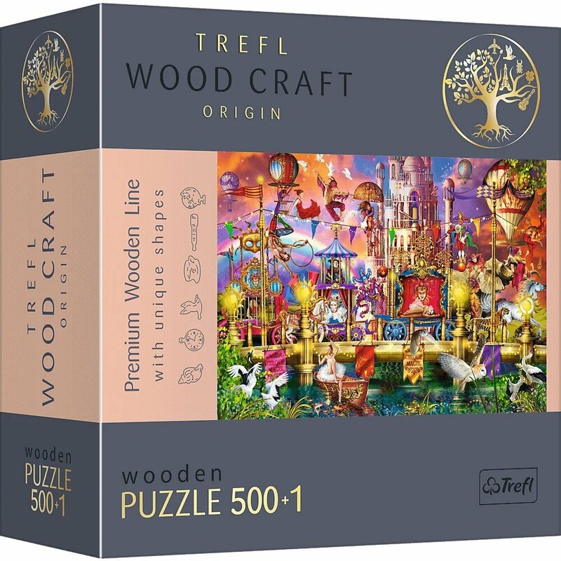 TREFL - Drevené puzzle 501 - Zázračný svet
