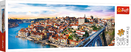 TREFL - Panoramatické puzzle 500 - Porto, Portugalsko