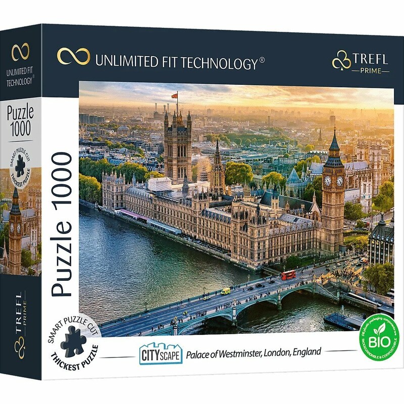 TREFL - Prime puzzle 1000 UFT - Panoráma mesta: Westminsterský palác, Londýn, Anglicko