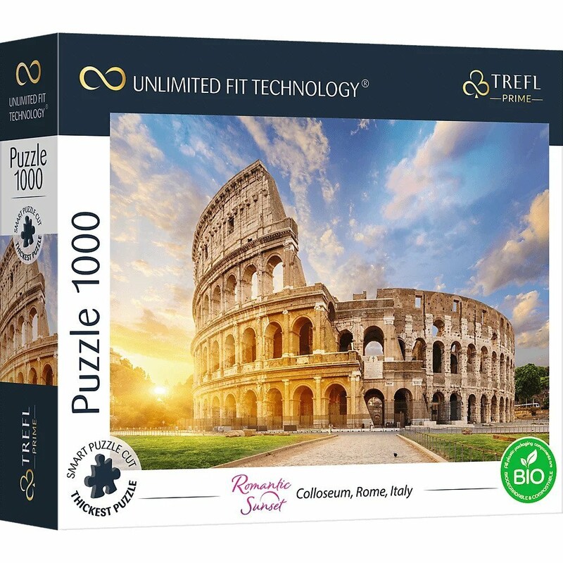 TREFL - Prime puzzle 1000 UFT - Romantický západ slnka: Koloseum v Ríme, Taliansko