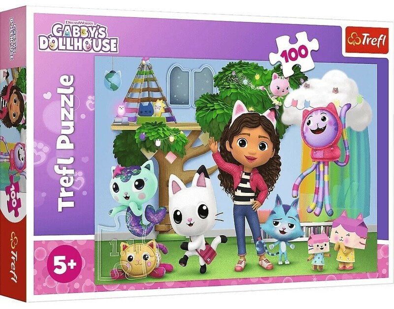 TREFL - Puzzle 100 - Gabbyin domček pre bábiky / Universal Gabby´s Dollhouse