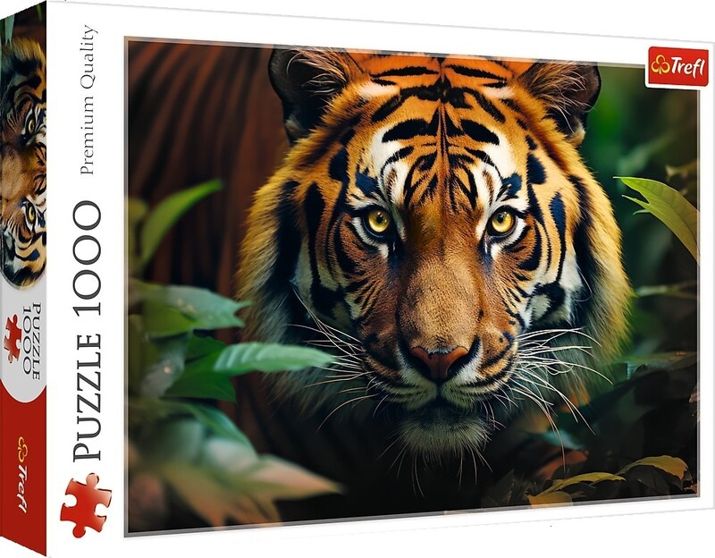 TREFL - Puzzle 1000 - Divoký tiger