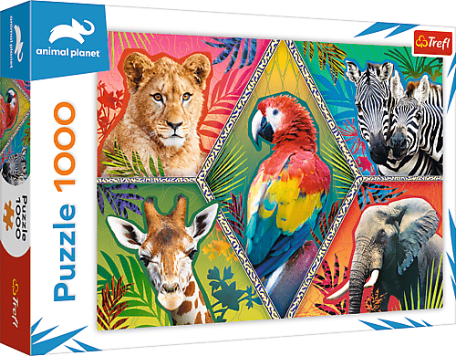 TREFL - Puzzle 1000 - Exotické zvieratá