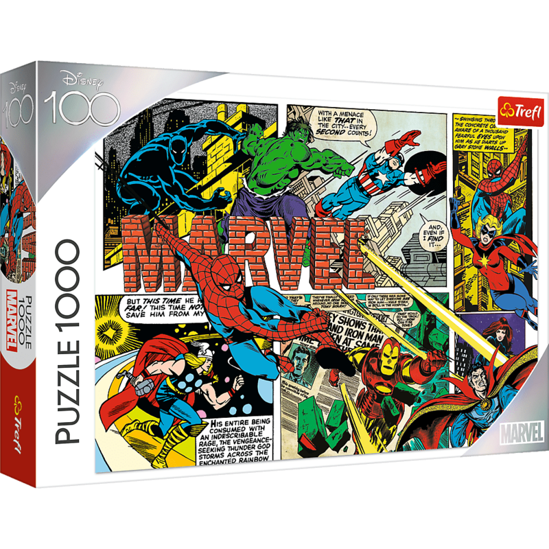 TREFL - Puzzle 1000 - Neporaziteľní Avengeri / Disney 100