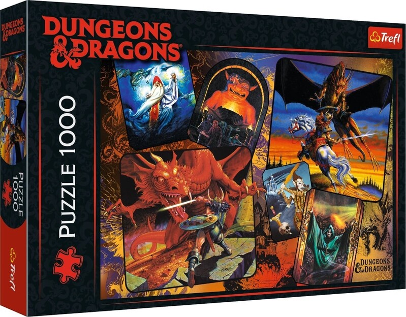 TREFL - Puzzle 1000 - Pôvod Dungeons & Dragons / Dungeons & Dragons