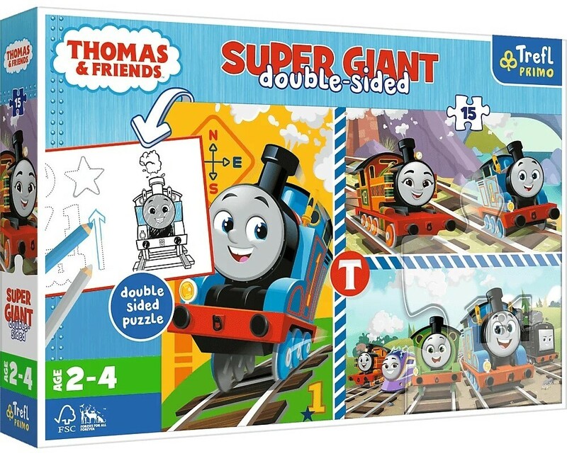 TREFL - Puzzle 15 GIANT - Tomove hry / Thomas and Friends