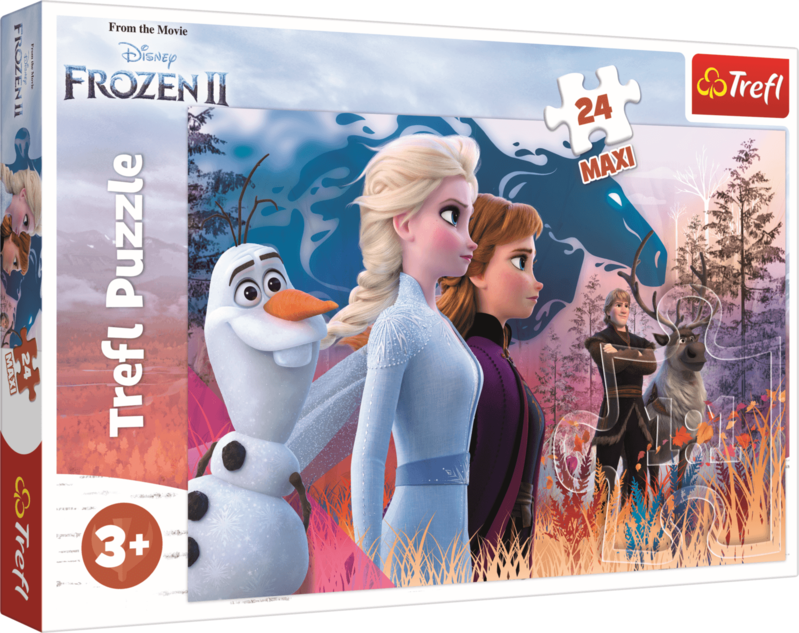 TREFL - Puzzle 24 Maxi Kúzelný výlet Disney Frozen 2