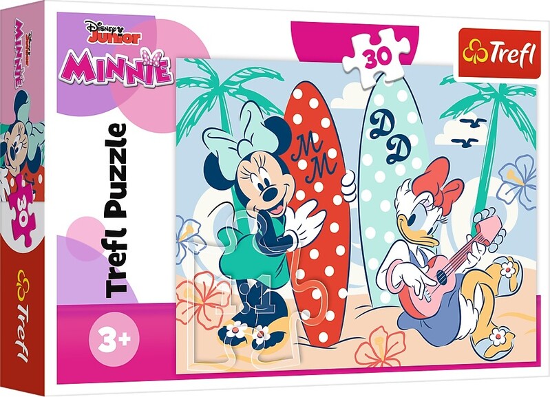 TREFL - Puzzle 30 - Farebná Minnie / Disney Minnie