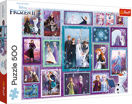 TREFL - Puzzle 500 - Kúzelná galéria / Disney Frozen 2