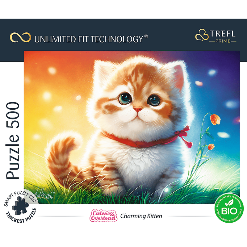 TREFL -  Puzzle 500 UFT - Očarujúce mačiatko