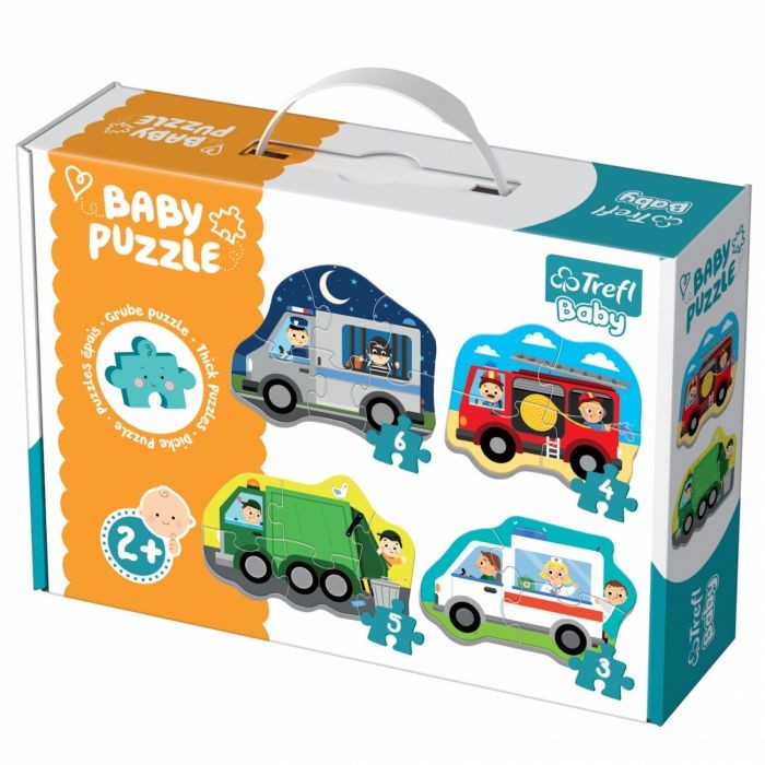 TREFL - Puzzle baby classic Autá a povolania