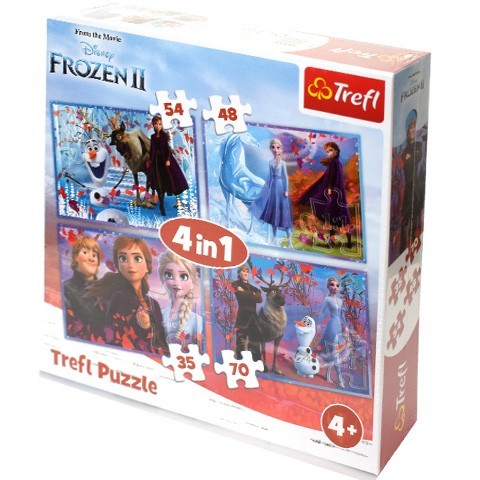 TREFL - Puzzle Frozen 2, 4v1