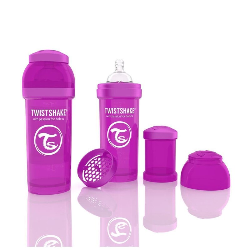TWISTSHAKE - Fľaša Anti-Colic 260 ml Purple