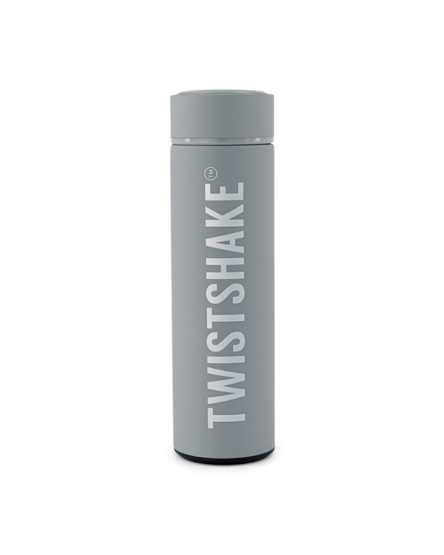 TWISTSHAKE - Termoska Hot or Cold 420 ml pastelovo šedá