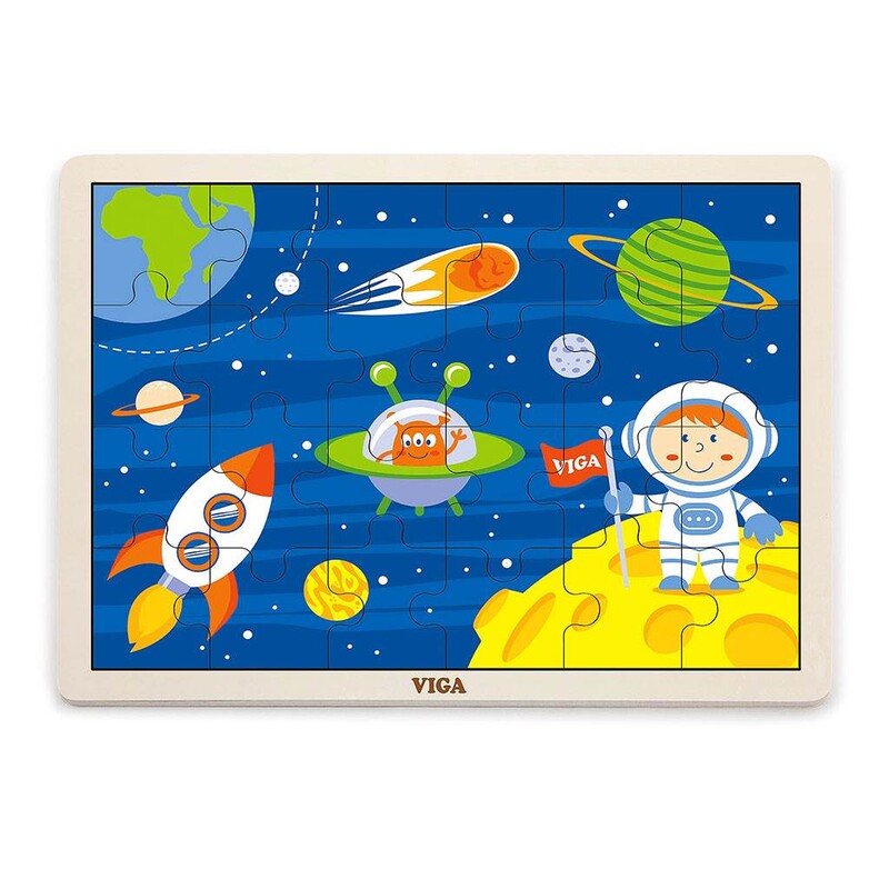 VIGA - Detské drevené puzzle Viga Cosmos