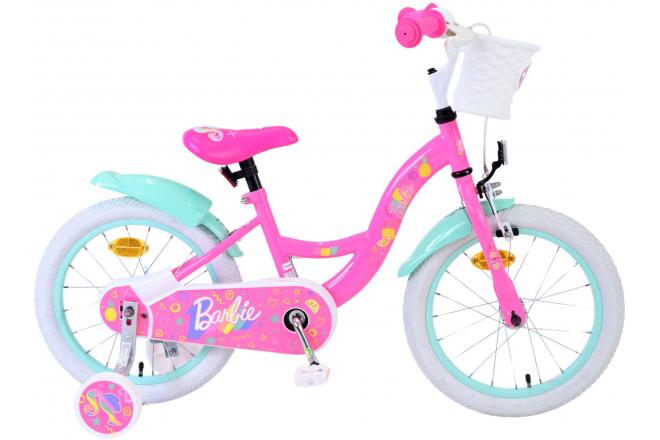 VOLARE - Detský bicykel Barbie - Dievčenský - 16 palcový - Ružový