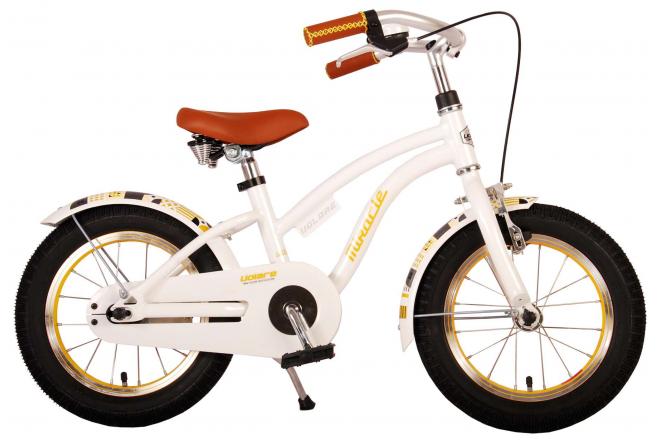 VOLARE - Detský bicykel Volare Miracle Cruiser - dievčenský- 14" - White - Prime Collection