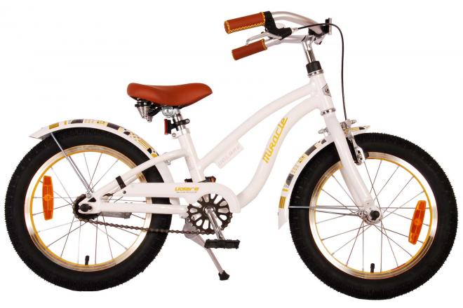 VOLARE - Detský bicykel Volare Miracle Cruiser - dievčenský - 16" - White - Prime Collection