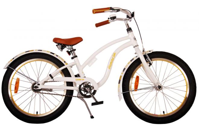 VOLARE - Detský bicykel Volare Miracle Cruiser - dievčenský - 20" - White - Prime Collection