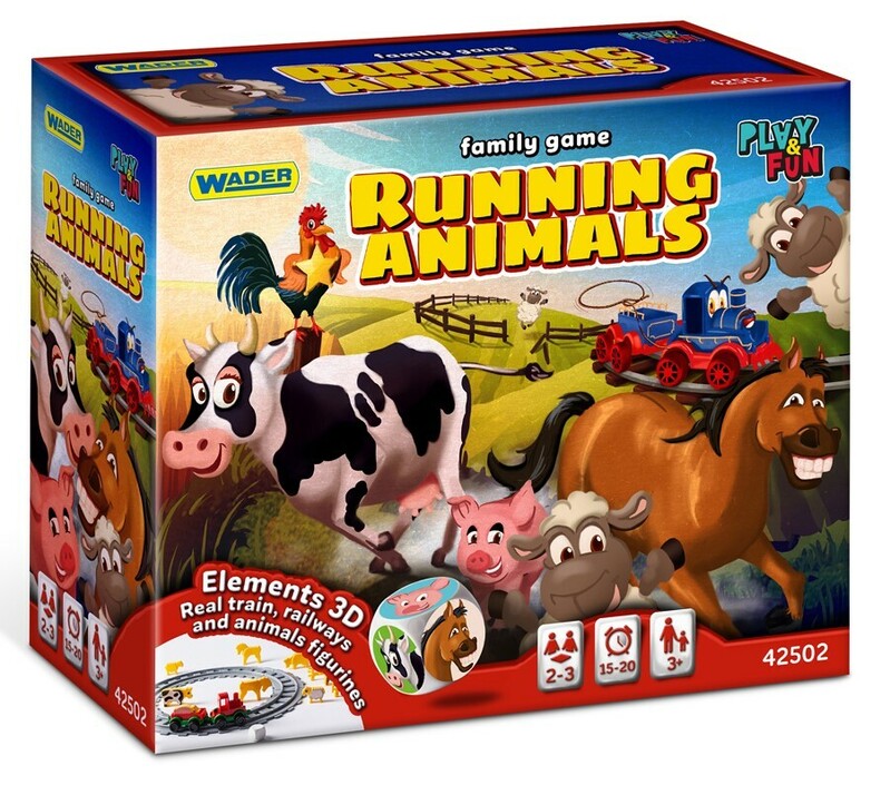 WADER - Utekajúce zvieratká - rodinná hra